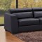 Shanghai Black Leather Modern Sofa by J&M Furniture