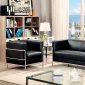 Leifur Sofa CM6791BK in Black Leatherette w/Options