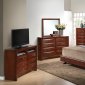 G2545 Bedroom in Brown by Glory w/Upholstered Bed & Options