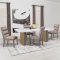 Carla Dining Table 106651 White Marble Top by Coaster w/Options