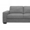 U801 Sofa & Loveseat Set Dark Gray Fabric by Global w/Options