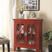 950312 Accent Cabinet by Coaster in Red