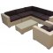 Corona Outdoor Patio Sectional 7Pc Set Choice of Color by Modway