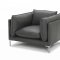 Harvest Sofa in Grey Full Leather by VIG w/Options