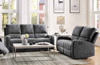 Livino Motion Sofa 55835 in Gray Fabric by Acme w/Options [AMS-55835-Livino]