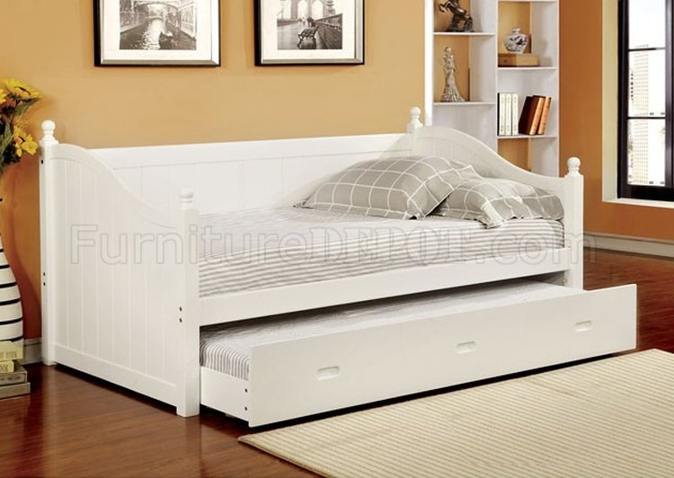 CM1928 Walcott Daybed in White w/Trundle - Click Image to Close