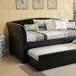 Delmar Daybed CM1956BK in Black Leatherette w/Trundle