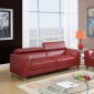 U8210 Sofa in Red PU by Global w/Options