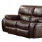 Pecos Motion Sofa 8480BRW by Homelegance w/Options