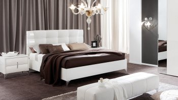 Dune White Bedroom by Rossetto w/Optional Casegoods [Rossetto-Dune White]