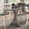 Amsonia 7Pc Counter Ht Dinette Set 5602-36 Gray & Antique White