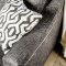 Coralie Sofa SM2012 in Charcoal Microfiber w/Options