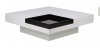 Tiffany Square Coffee Table in White & Black by Whiteline