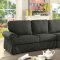 Badalona II Sectional Sofa CM6377GY in Gray Linen-Like Fabric