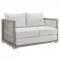 Aura Outdoor Patio Sofa 2923 in Gray & White by Modway w/Options