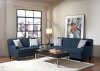 Finley Sofa & Loveseat Set in Blue Fabric 504321 by Coaster