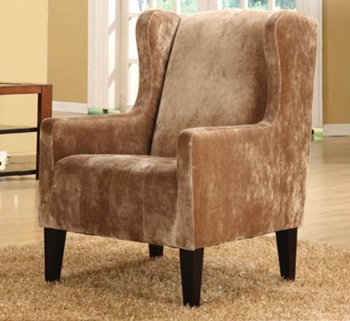 Caramel Gray Velvet Modern Madera Host Chair [ARCC-7117-Madera-Caramel Gray]