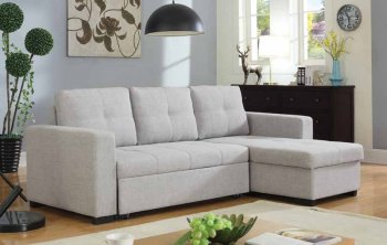 Everly Sectional Sofa 503926 in Beige Fabric by Coaster [CRSS-503926 Everly]