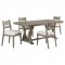 Cornelia Dining Set 5Pc 107441 in Coastal Gray by Coaster