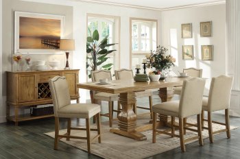 103718 Parkins Counter Height Dining Table by Coaster w/Options [CRDS-103718 Parkins]