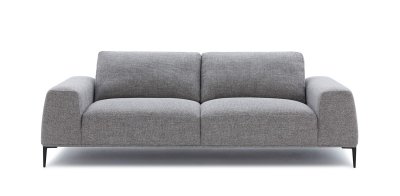 Arthur Sofa 550 in Grey Fabric by VIG