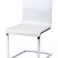 Lizz Dining Chairs Set of 2 in White by Whiteline