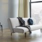 Unfurl Sofa Bed in Blida Sand Grey 612 Fabric by Innovation