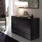 Nightfly Ebony Bedroom by Rossetto w/Optional Casegoods