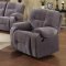 50800 Villa Motion Sofa in Light Grey Fabric by Acme w/Options