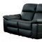 Nicasio Power Motion Sofa 8223BK in Black Leather by Homelegance