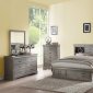 Louis Philippe III 5Pc Bedroom Set 24360 in Antique Gray by Acme