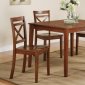 Golden Oak Finish 5 Pc Modern Dinette Set