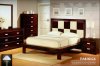 Espresso Finish Contemporary Bedroom w/Optional Casegoods