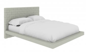 Zack Bed in Gray Leatherette by Casabianca [CBB-Zack Gray]