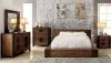 Janeiro CM7628 Bedroom Set in Rustic Natural Tone w/Options