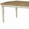 104241 Rebecca Dining Table by Coaster in Two-Tone w/Options