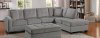 Emilio Sectional Sofa 8367TP in Taupe Fabric by Homelegance