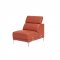 Slate Sectional Sofa in Orange Leather by Beverly Hills