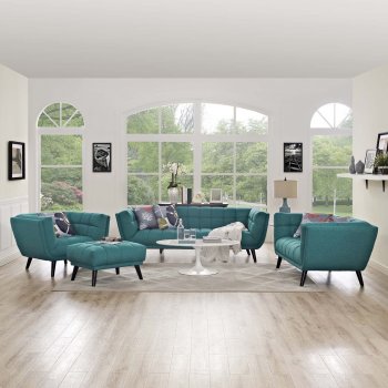 Bestow Sofa in Teal Fabric by Modway w/Options [MWS-2730 Bestow Teal]