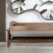 Truffle Microfiber Living Room w/Wooden Frame & Sleeper Sofa