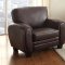 Rubin Sofa & Loveseat Set 9734DB by Homelegance in Dark Brown