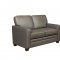 Mazda Sofa & Loveseat Set D115 in Grey Leather Match w/Options