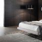 Amo Upholstered Bed in Ash Fabric Nubuck by Rossetto w/Options