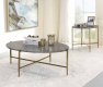 Tainte Coffee Table 3Pc Set 83475 in Faux Marble by Acme