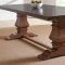 Mapleton Dining Table 190451 in Rustic Amber - Coaster w/Options