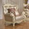 Madrid Sofa 674 in Pearl Bonded Leather w/Optional Items