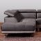 1332 Verona Sectional Sofa in Grey Fabric by At Home USA