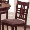 Deco Cherry Finish Contemporary Dinette w/Enclosed Storage Table