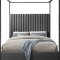 Jax Bed in Grey Velvet by Meridian w/Options