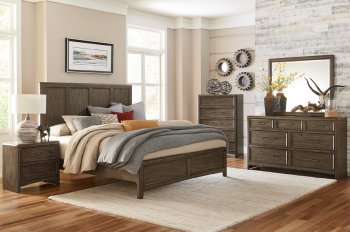 Seldovia Bedroom Set 5Pc 1619 in Brown Gray by Homelegance [HEBS-1619-Seldovia Set]